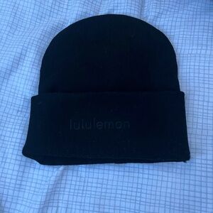 Lululemon Athletica Classic Black Beanie